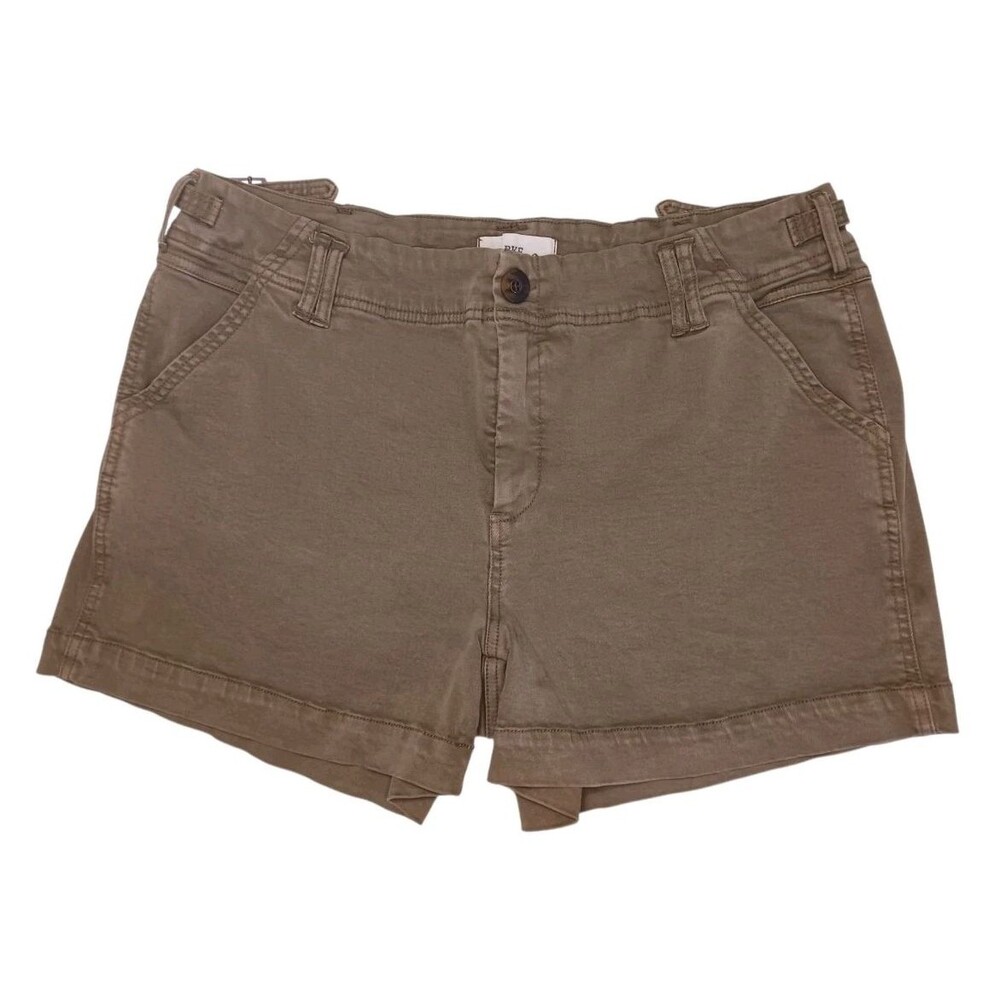 Buckle BKE Mollie Shorts Women's Size 32 Olive Green Stretch Utility Pockets